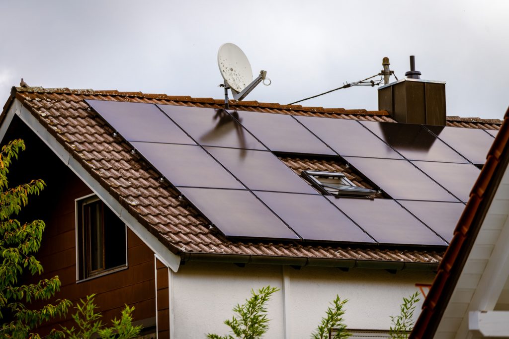 Photovoltaikanlage auf Hausdach
