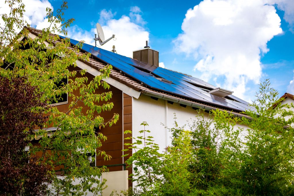 Photovoltaikanlage auf Hausdach